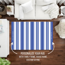 Personalized Custom Area Rugs with Patterns