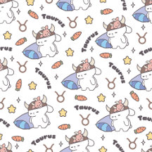 Taurus Zodiac Slumber - Sleepy Bunny Pattern