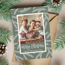 Rustic Pine Branch Christmas   Holiday Collection