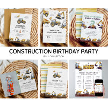 Construction Birthday Party