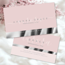 Pink Silver Elegance 