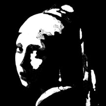 Abstract Girl with a Pearl Earring