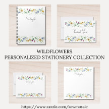 Wildflowers Personalized Stationery Collection