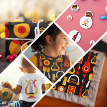 Music Instruments Baby Shower Supplies & Products