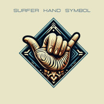 Surfer Hand Symbol