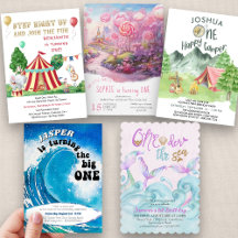 First Birthday Invitations