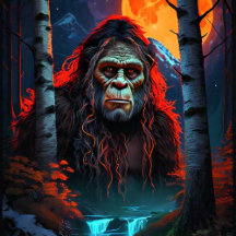 Sasquatch Moonlit Hunt