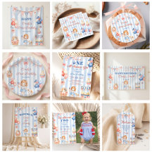 American Stripes Girl Birthday Party