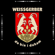 Vintage Wappen Österreich Dialekt | Do bin i daham