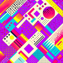 Nostalgic 90s&80s patterns and Styles