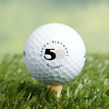 Personalised Golfer Milestone Birthday