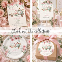 Time For Tea with the Mom-to-be Floral Baby Shower