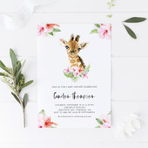 Watercolor Baby Giraffe Collection