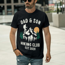 The Dad & Son Hiking Club   Custom Family Hiking