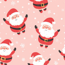 Cute Retro Christmas Santa