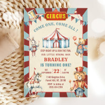 Retro Circus Birthday Party