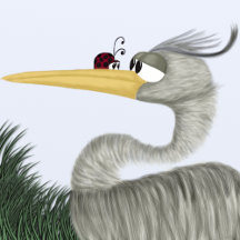 Cute And Funny Heron Named Herb Collection