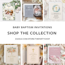 Baby Baptism Invitations