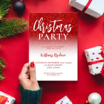 Christmas Party Invitations