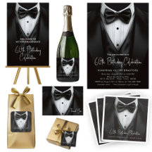 Mens Tuxedo Birthday Party & Event