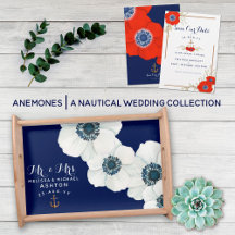 Anemones   A Nautical Wedding Collection