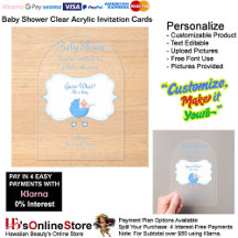  Baby Shower Invitation Cards - Boys