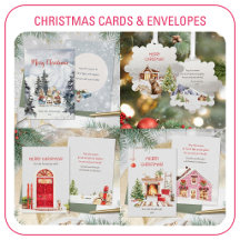 Christmas Cards and Matching Envelopes