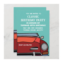 A Collection of Stylish Adult Birthday Invitations