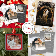 MR & MRS SNOWFLAKES 1ST CHRISTMAS HOLIDAY WEDDING