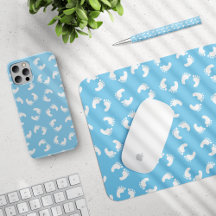 Baby Footprints, Footsteps, Feet, Blue Collection