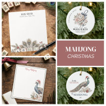Vintage Christmas Mahjong Collection