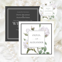 White Roses Elegant Floral Wedding Collection