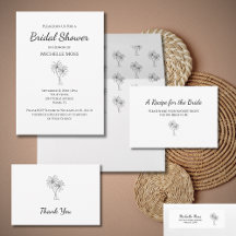 Elegant Destination Wedding Bridal Shower