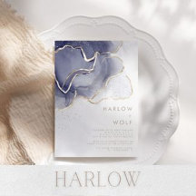 HARLOW | Royal Navy Blue + Gold Collection