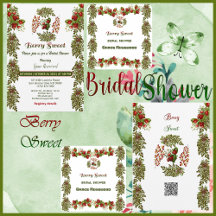 Fall Autumn Berry Sweet Bridal Shower