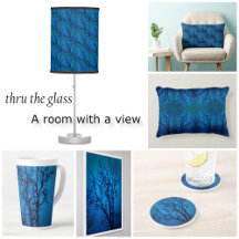 Thru The Glass, Weeping Tree Abstract Home Decor