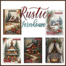 Rustic Farmhouse Christmas Holiday Treasure