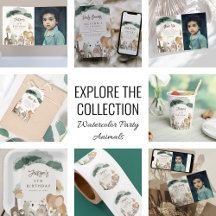 Watercolor Party Animals