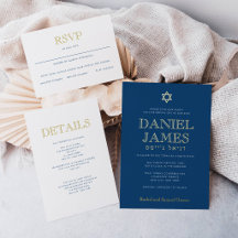 Simply Elegant Star of David Bar Mitzvah