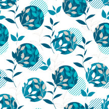 Plants Quotes and Pattern Art Design