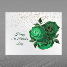St Patrick Postcards Strawflower
