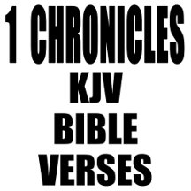 1 Chronicles KJV Bible Verses