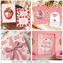 Rustic Pink White Berry First Red Strawberry 