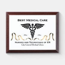 Medical Award Trophies and Plaques