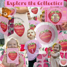 Strawberries and Cream 1st birthday