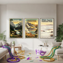 National Park Retro Posters