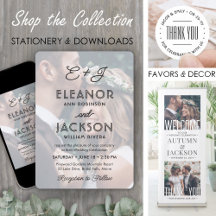 Wedding Celebration • Simply Chic Deco Typography