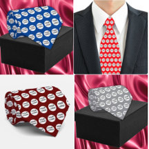 Custom Business Logo Template Neck Tie Collection