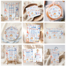 American Stripes Boy Birthday Party 