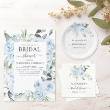 DUSTY BLUE EUCALYPTUS BRIDAL SHOWER